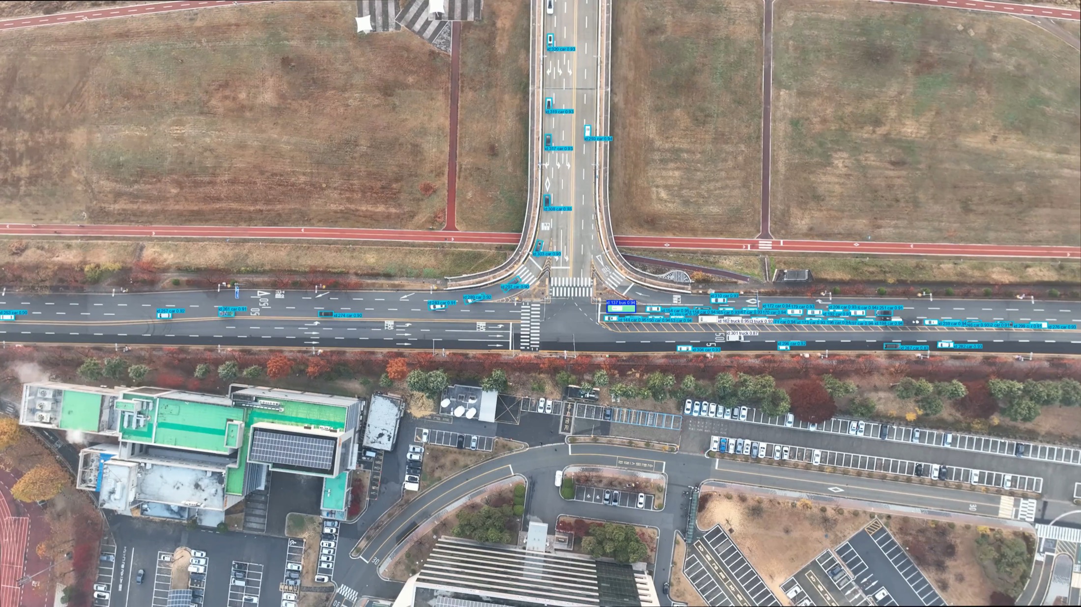 DRIFT drone traffic detection scene